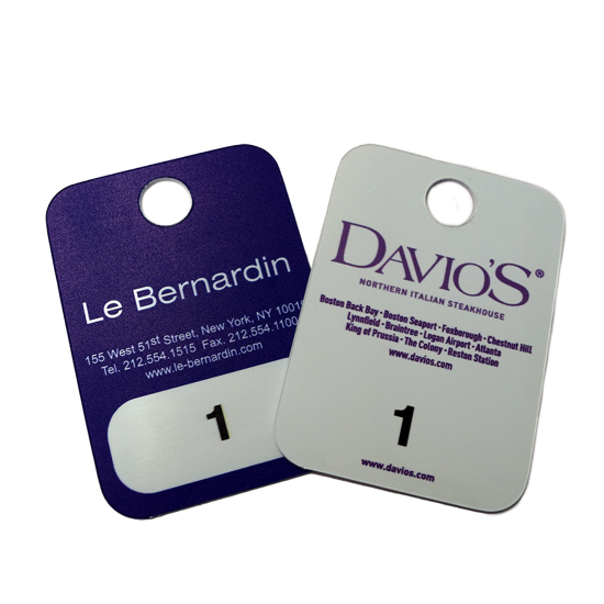 Custom Coat Check Tags