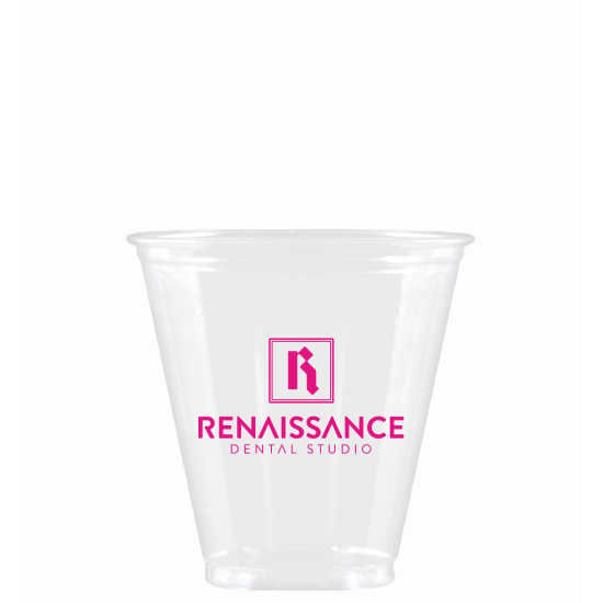 5 oz. Soft Sided Clear Plastic Cup