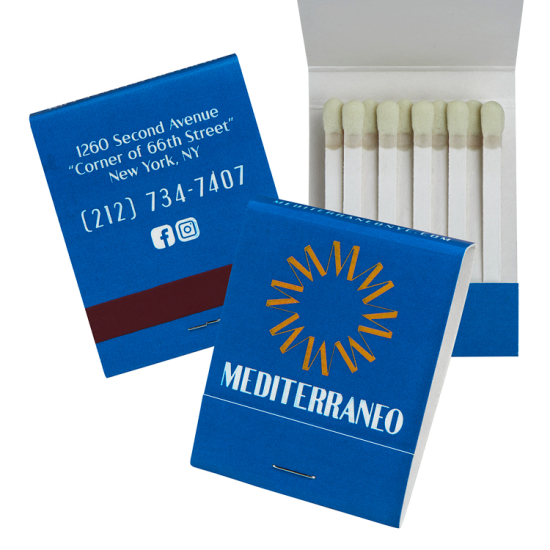 Personalized 20 Stem Matchbooks  Printed in CMYK