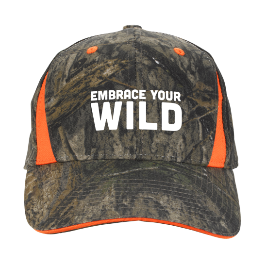 Camo Cap With Blaze Inserts