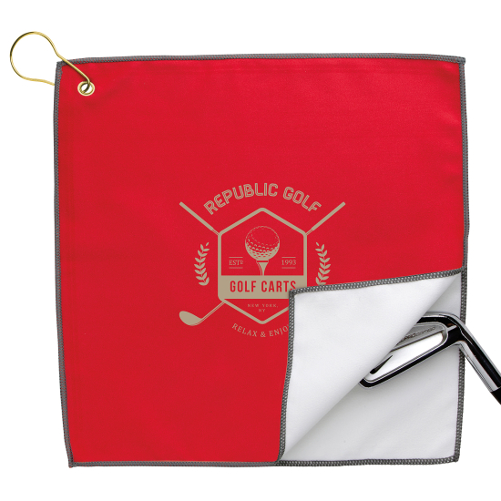 RPET Double Layer Golf Towel