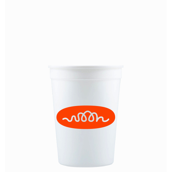 12 oz. Stadium Cup - White