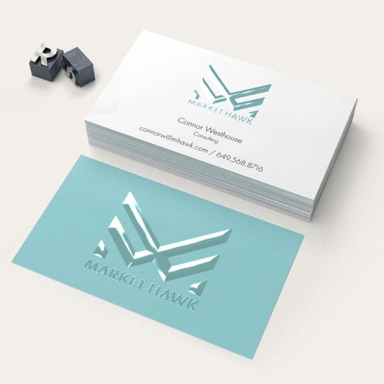 Custom Printed Business Cards 14pt Glossy or Matte