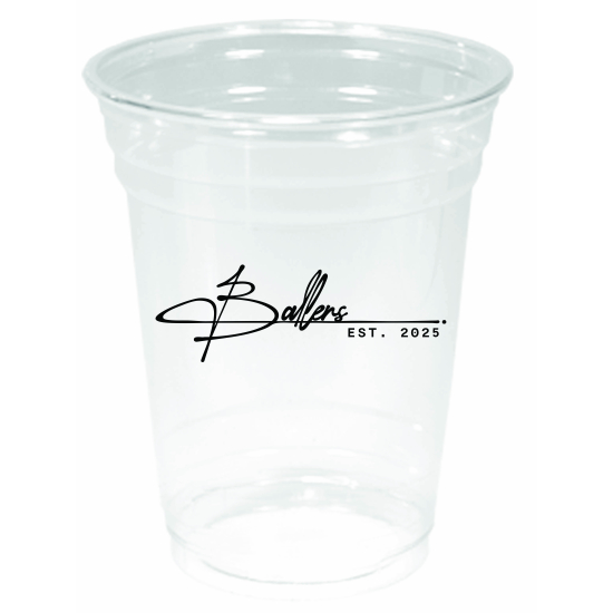 16/18 oz. Soft Sided Clear Plastic Cup