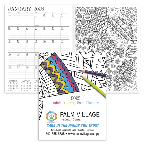 Adult Coloring Book Planner