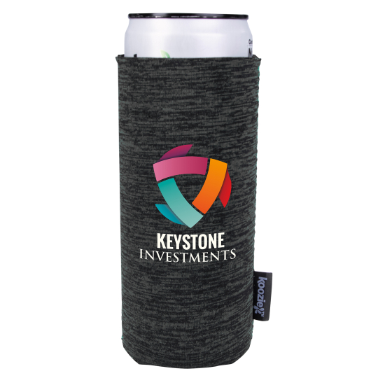 ® Heather Collapsible Slim Can Cooler