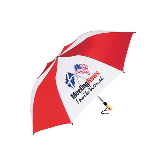 Custom printed core folding umbrellas, 4500 - 25 colors