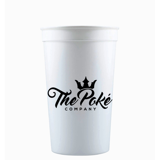 22 oz. Stadium Cup - White