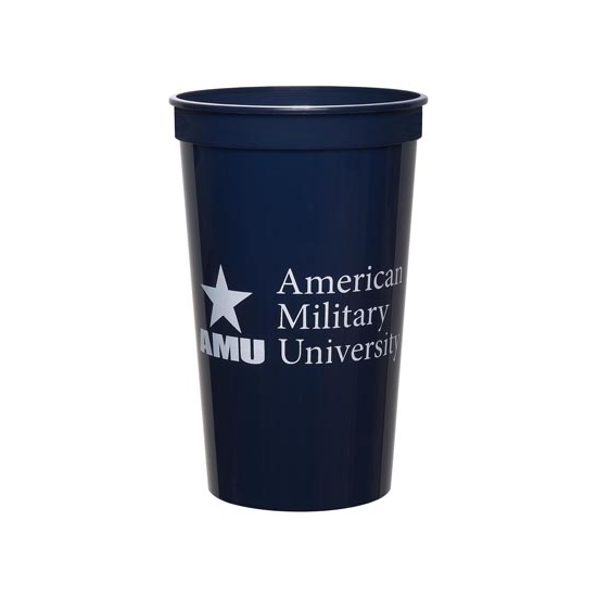 22 oz. Smooth Colored Stadium Cup (low qty)