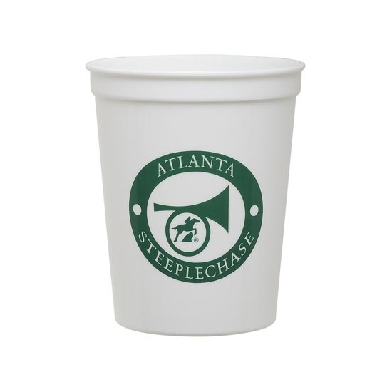 16 oz. Smooth White Stadium Cup (low qty)