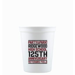 16 oz. Stadium Cup - White