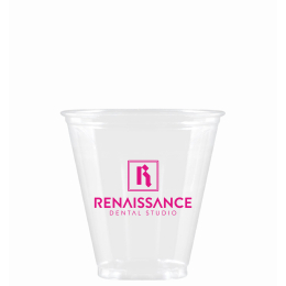 5 oz. Soft Sided Clear Plastic Cup