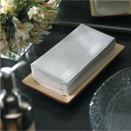 1/6 Fold White Plain Airlaid Tissue Towels