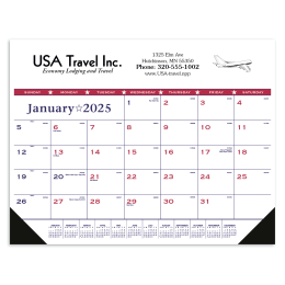 Patriotic Desk Pad with Vinyl Corners