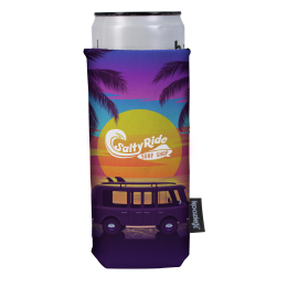 Full Color Collapsible Slim Neoprene Can Cooler