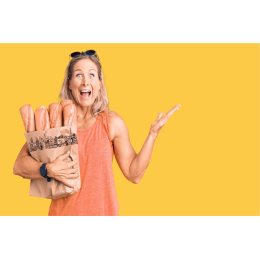 Paper Bags - Size 14.5" Wide x 9 " Gusset x 16.25" High