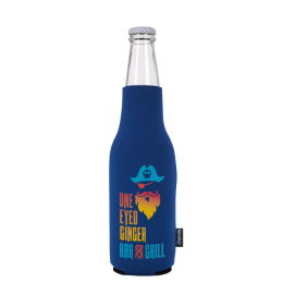 Neoprene Zip-Up Bottle Cooler