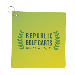 Full Color Cooling Golf Towel - Small