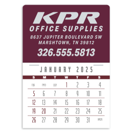 Press-N-Stick Contemporary Calendar
