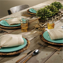 1/6 Fold Ivory Linen Like Towels