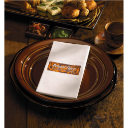 1/8 Fold White Airlaid Linen Like Guest Towels