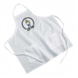 White Poly/Cotton Twill Bbq Apron
