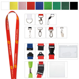 1" Polyester Lanyard