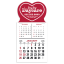 Press-N-Stick™ Header 3-Month Vertical Calendar(12-Month)