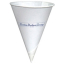 4 oz. Paper Cone Cups with Rolled Rim