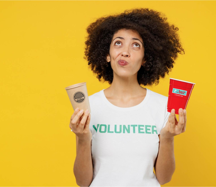 Paper and Plastic Cups