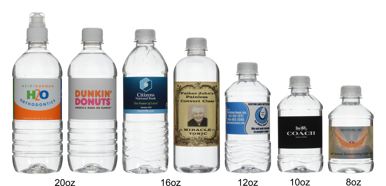 Custom Water Bottle Labels - Personalized Water Bottles