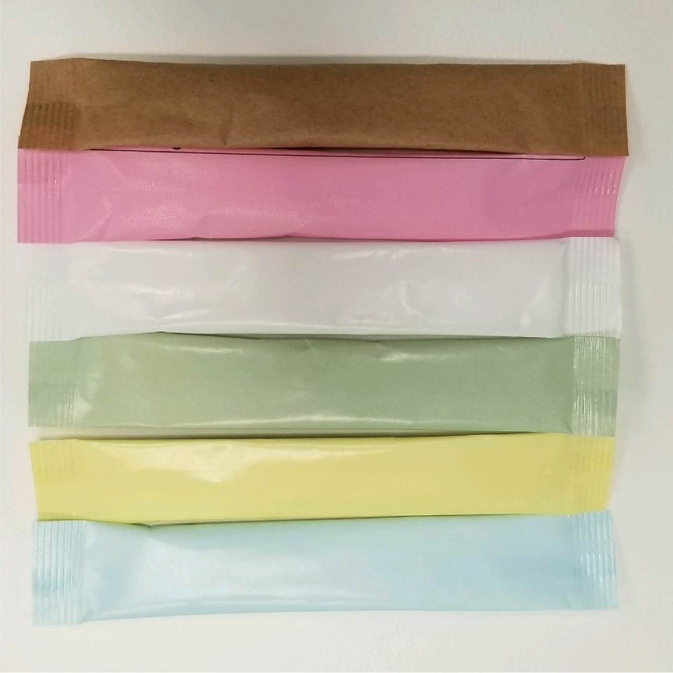 Custom Printed Yellow Splenda Sugar Packets, Sugar Sticks and Sugar Tubes Sweetener