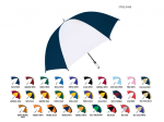 Custom printed core folding umbrellas, 6100 - 25 Colors