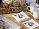 Personalized Digitally Printed White Beverage Napkins - 2 Ply